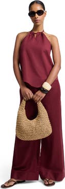 Onia Handkerchief Open Halter Top