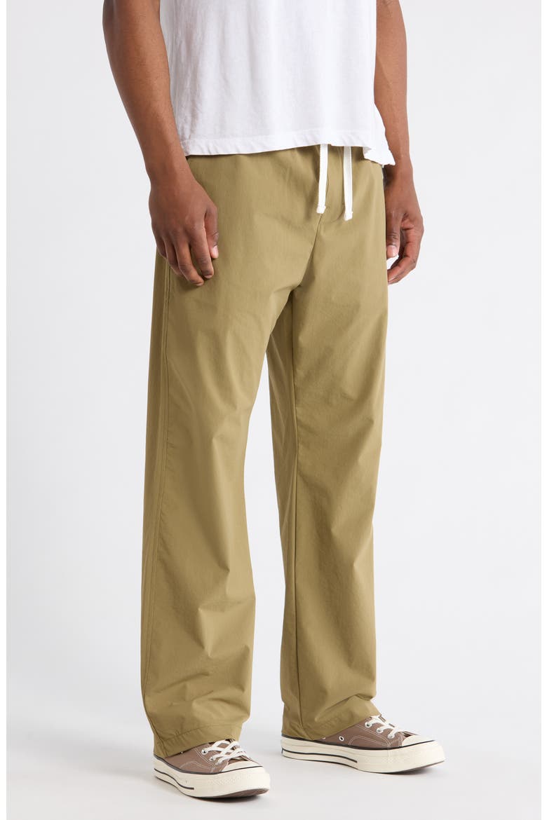 Tim Stretch Nylon Drawstring Pants, Alternate, color, GREEN