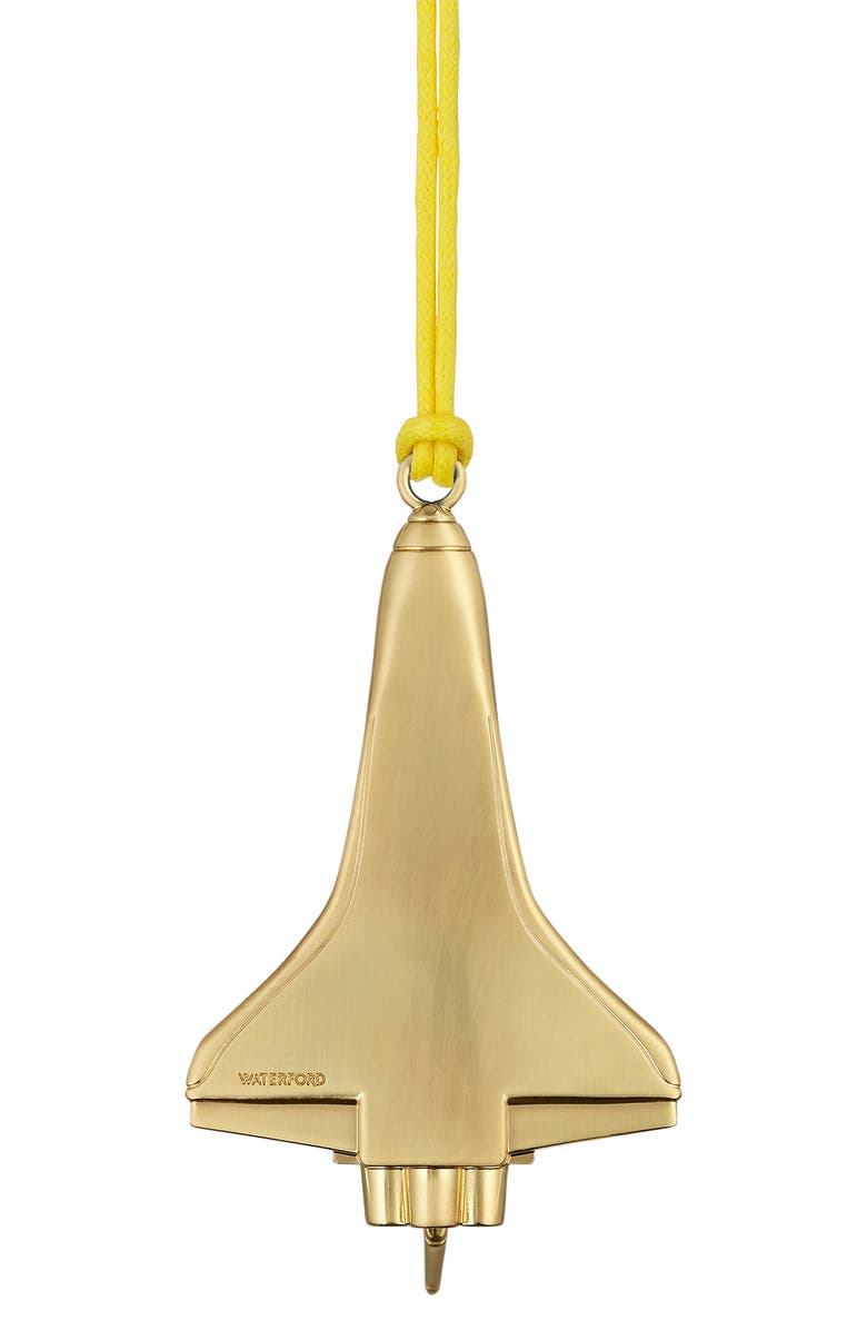 Waterford Christmas Rocket Ornament, Alternate, color, Gold