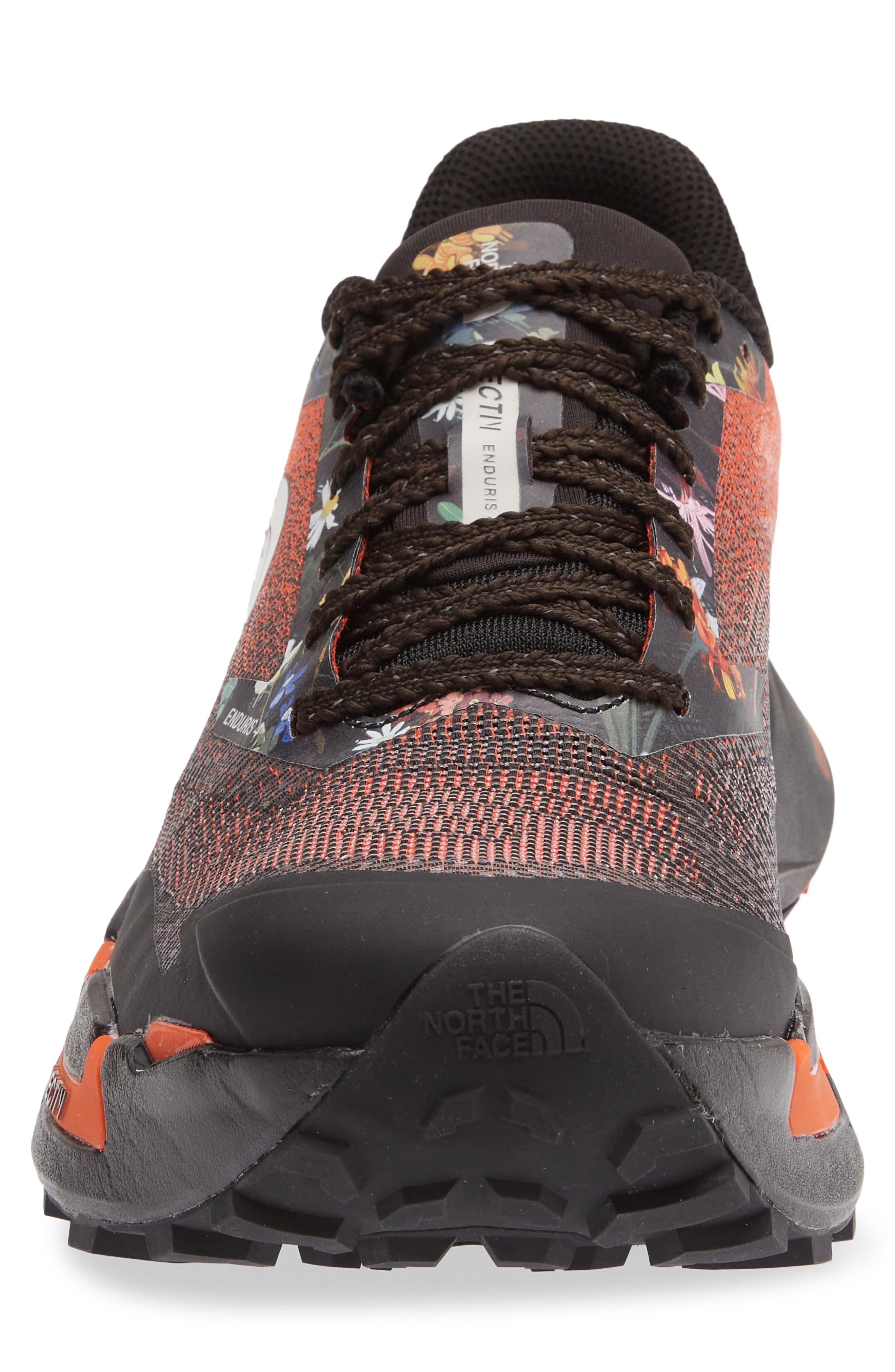 VECTIV™ Enduris 4 Race Edition Trail Running Shoe, Alternate, color, ALPINE FLORAL PRINT/ TNF B