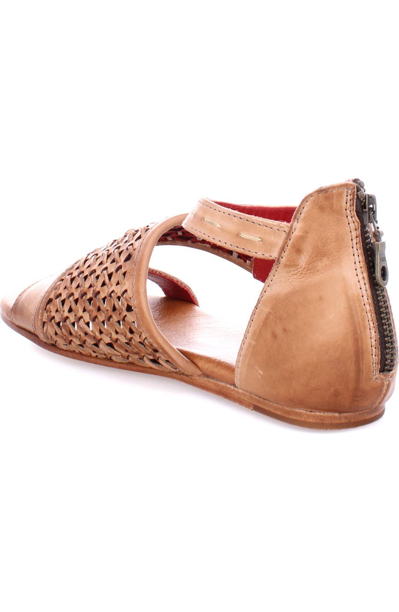 Bed Stu Bellatrix II Flat Sandal, Alternate, color, Tan Rustic