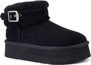 Australia Luxe Collective Eden Genuine Shearling Platform Bootie