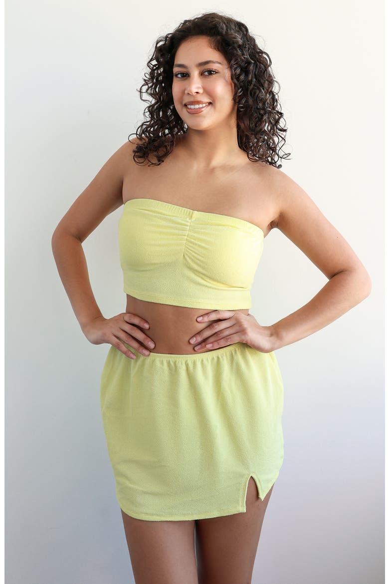 Tahoe Crop Top, Alternate, color, Baby Yellow