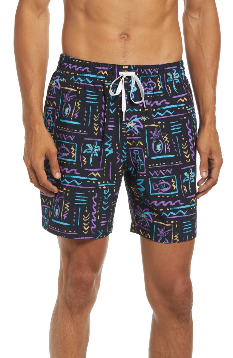 Chubbies The Nine Ts 7-Inch Swim Trunks, Main, color, 