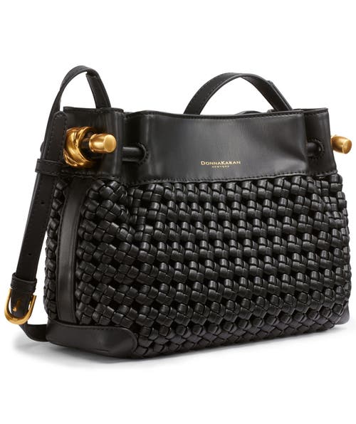 DONNA KARAN DONNA KARAN NEW YORK CASHMERE WOVEN CROSSBODY BAG 
