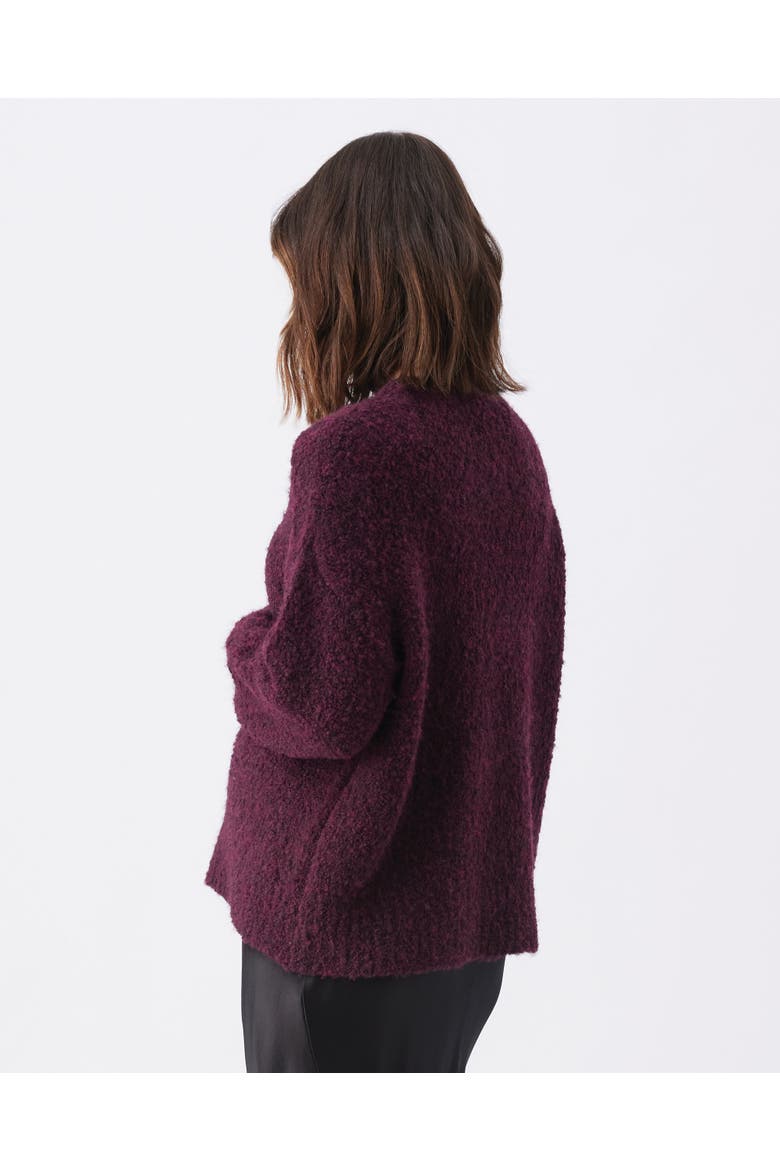 Theo Cosy Knit, Alternate, color, Burgundy