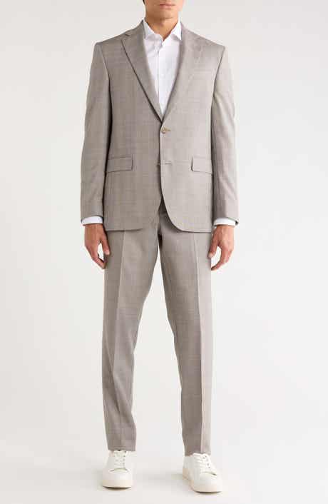 Explo Plaid Wool Suit