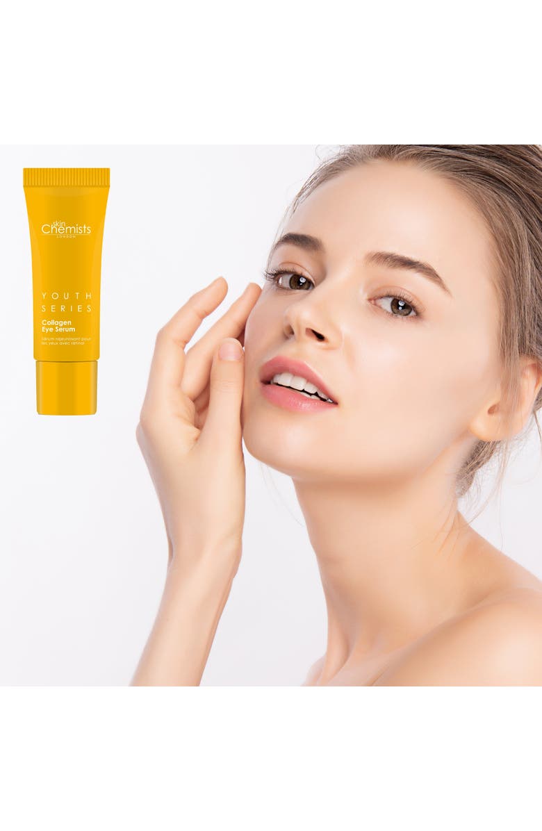 SKINCHEMISTS Youth Series 2% Collagen Eye Serum 15ml x 2 Duo Pack, Alternate, color, White