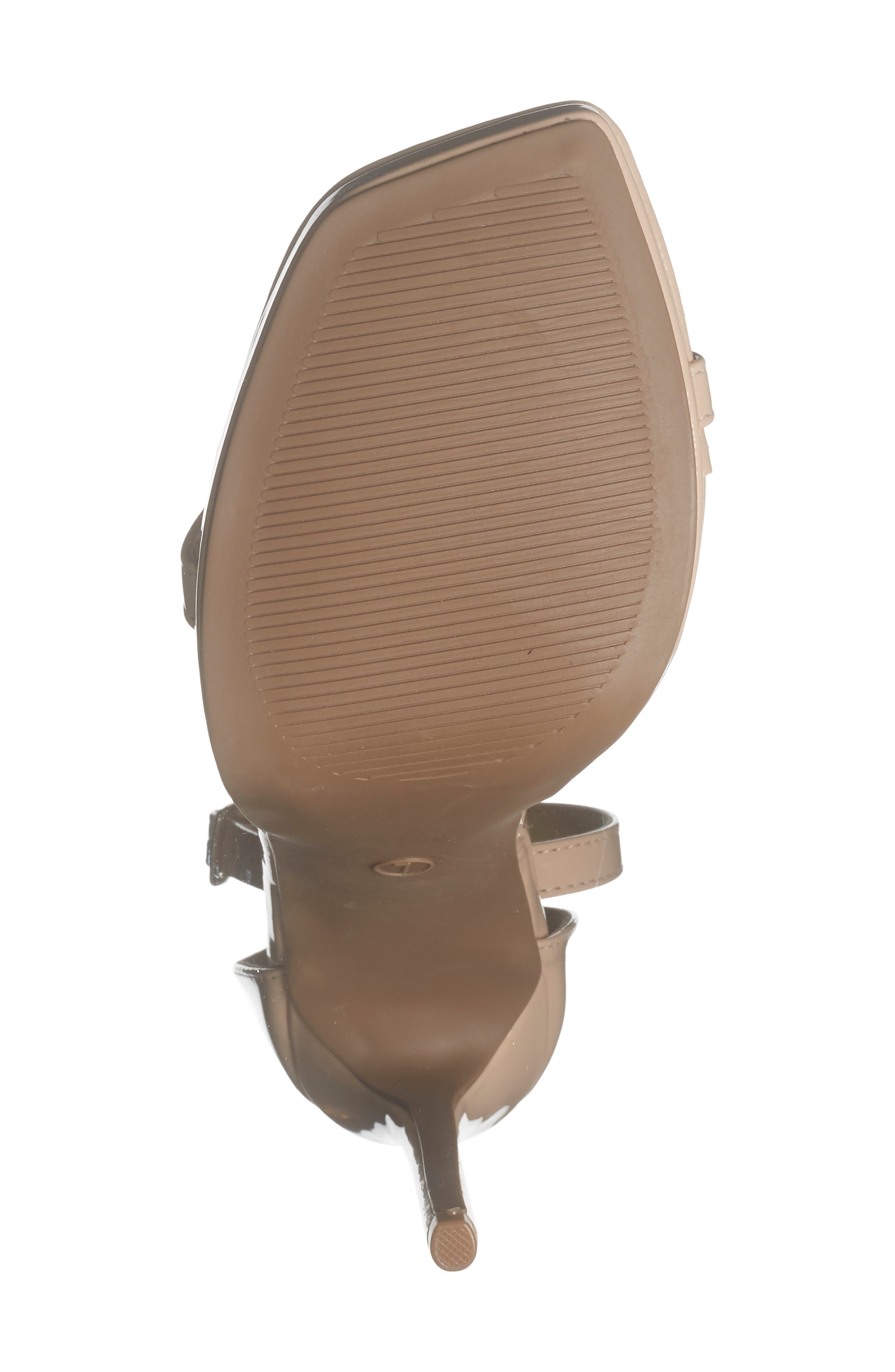 Lunna Ankle Strap Sandal, Alternate, color, NUDE