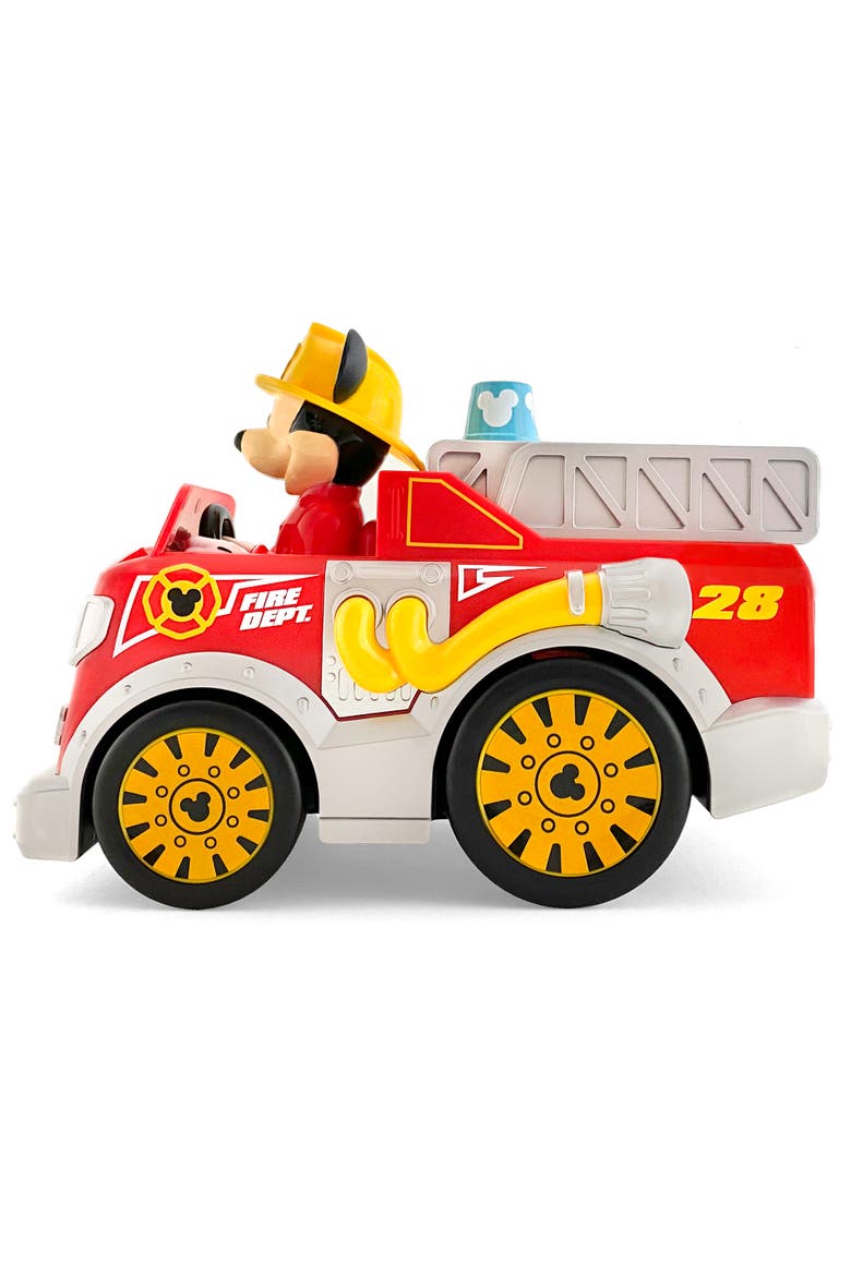 Mickey's Fire Truck Remote Control Vehicle, Alternate, color, Red