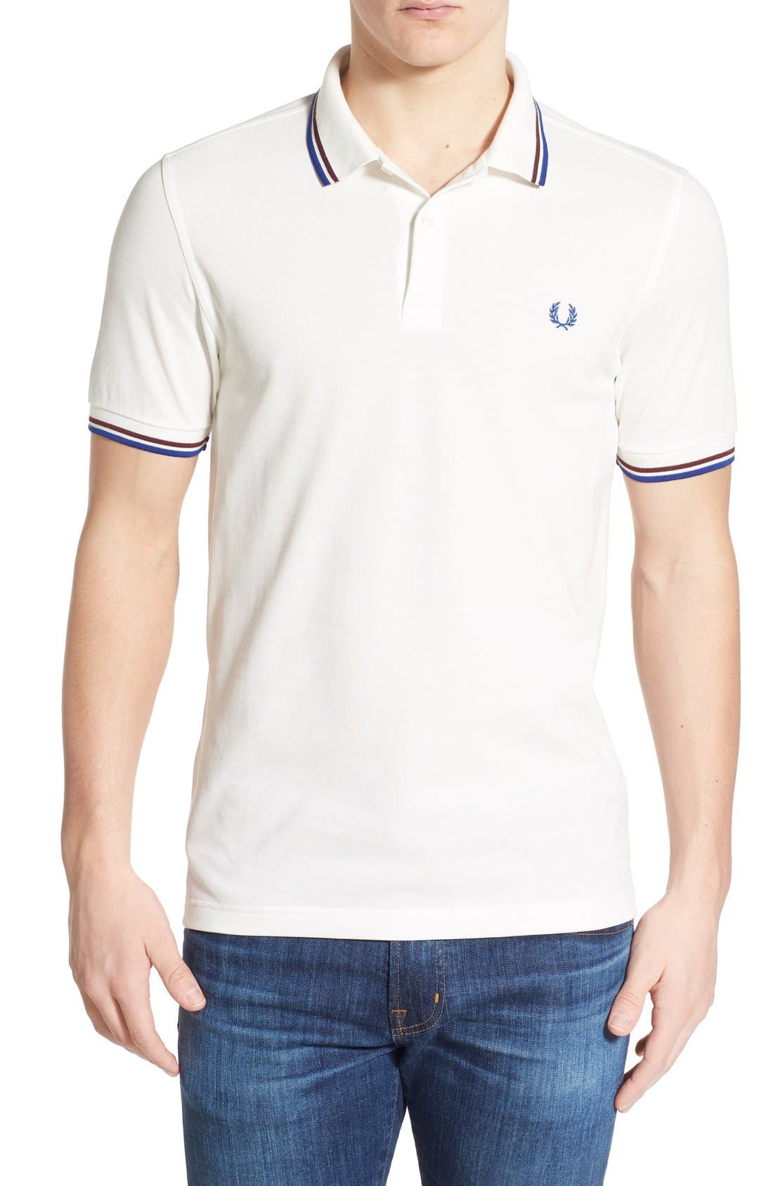 Extra Trim Fit Twin Tipped Piqué Polo (Men) | Nordstrom