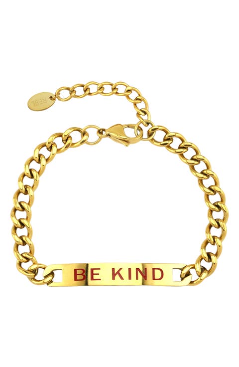 Be Kind Chain Bracelet