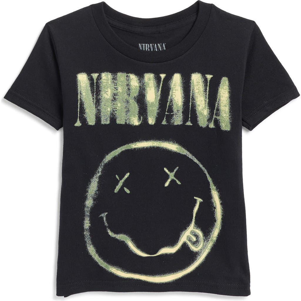 Shop Merch Traffic Kids' Nirvana Smiley Graphic T-shirt