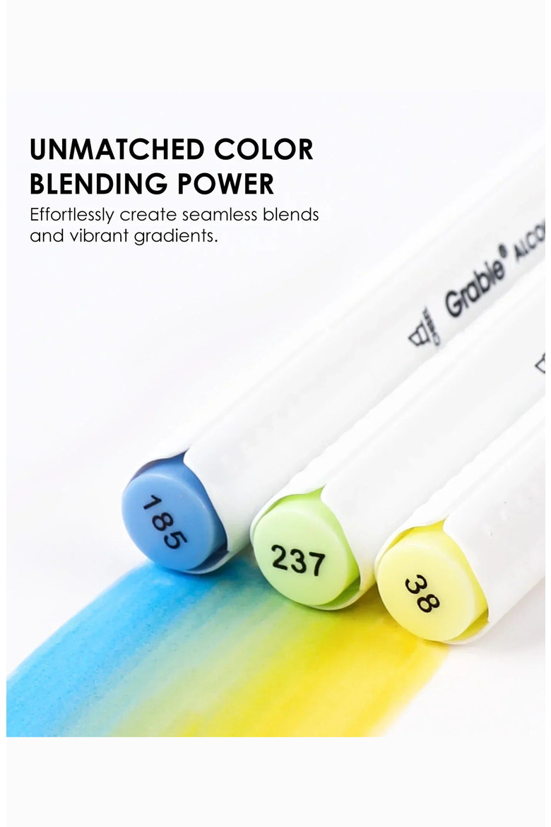 Dual Tip Alcohol Based Marker Set With Coloring Book, Alternate, color, Assorted Colors