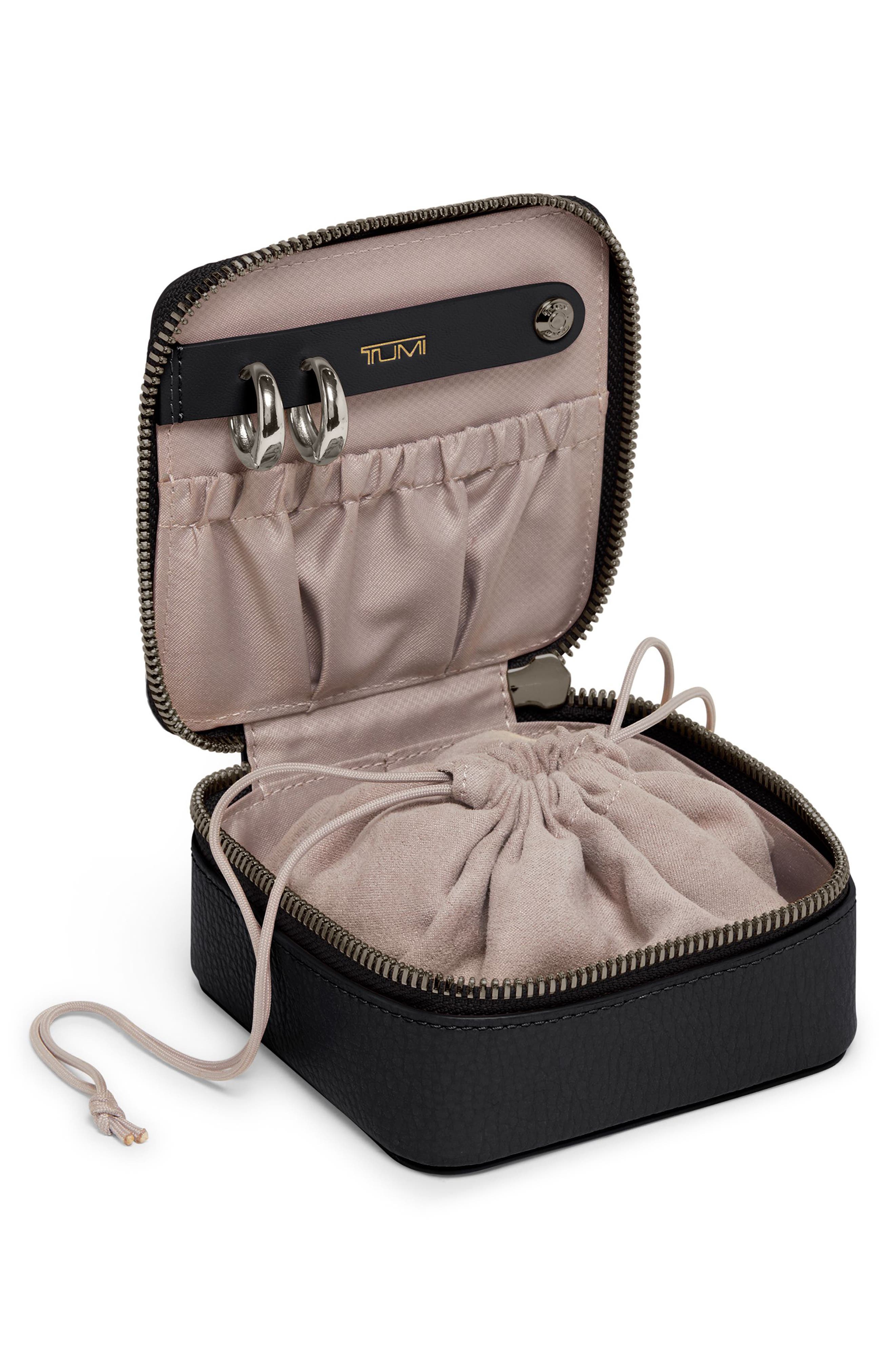TUMI Leather Jewelry Case, Alternate, color, 