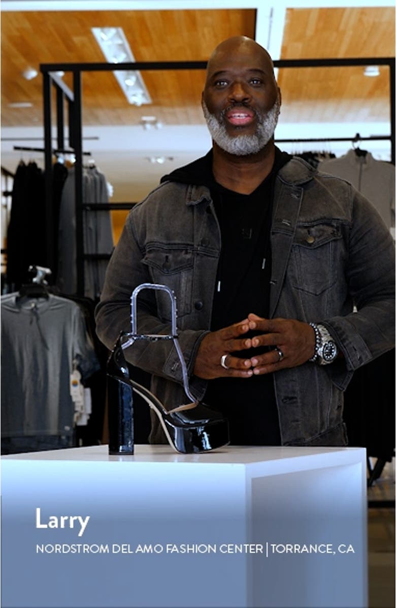 Kori Ankle Strap Peep Toe Platform Sandal, sales video thumbnail