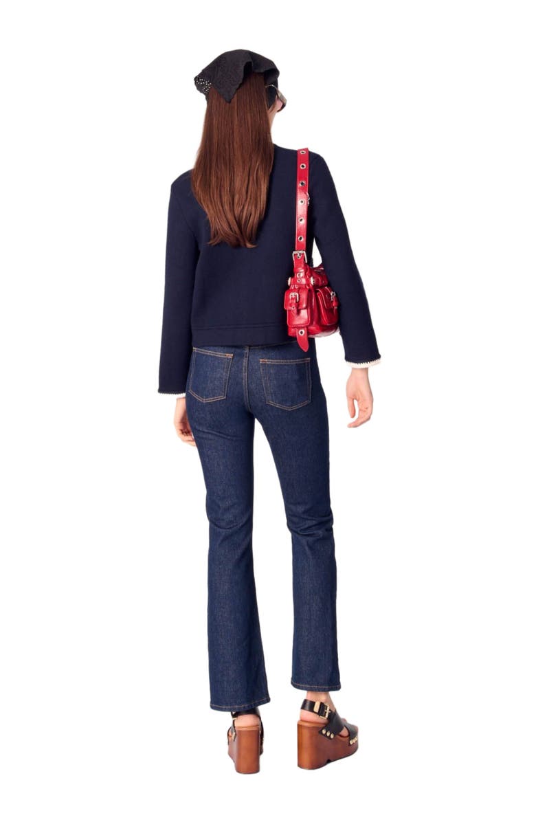 maje Wool-blend cardigan, Alternate, color, 