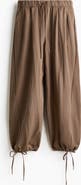 H&M Tie-detail Balloon-leg Pants
