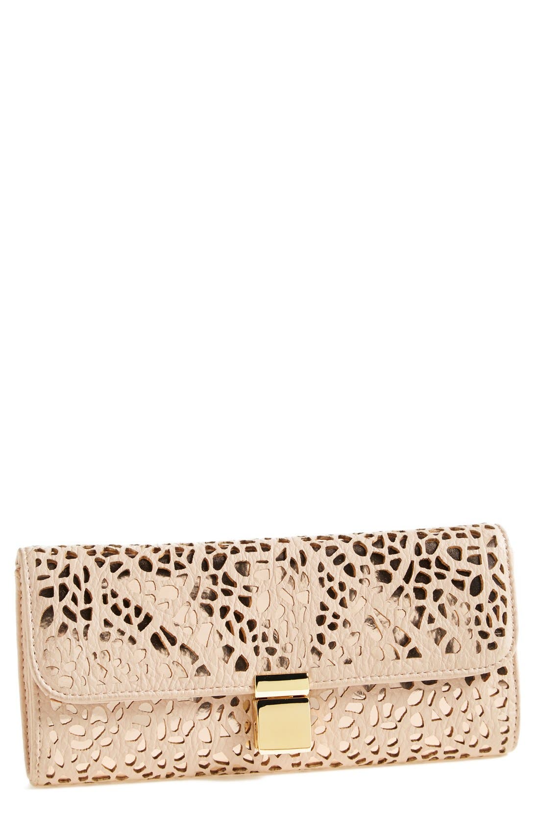 'Ashleigh' Clutch, Main, color, BLUSH