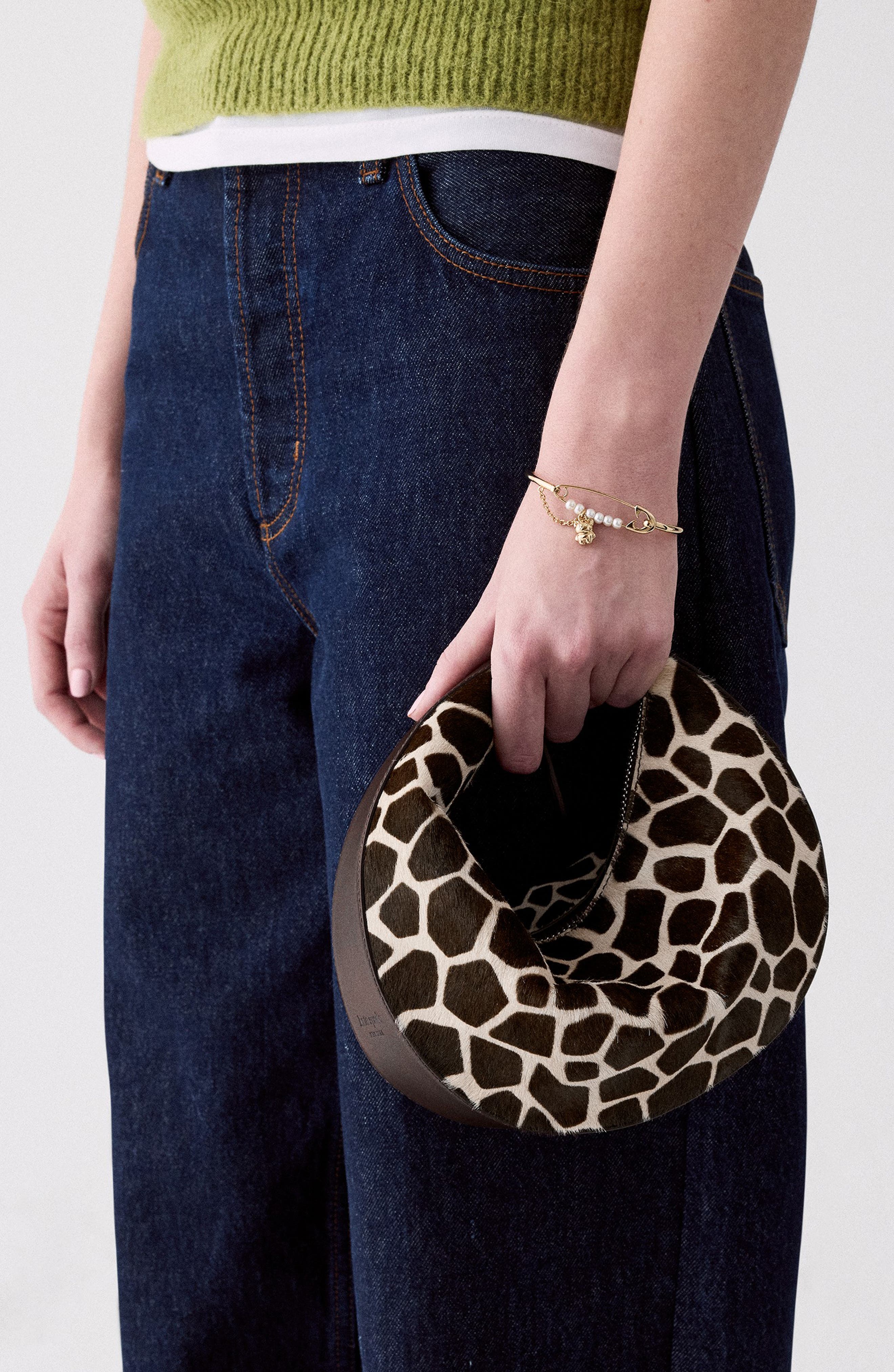 Duo Calf Hair Crossbody Bag with Pouch, Alternate, color, MULTI