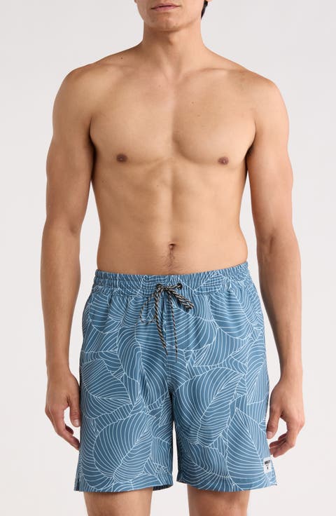 Botanic Lines Volley Swim Shorts