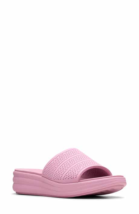 Clarks® Drift Twist Wedge Slide Sandal