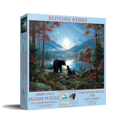 Bedtime Kisses 1000 piece Jigsaw Puzzle for Adults Large Pieces