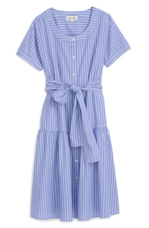 Josie Stripe Cotton Shirtdress