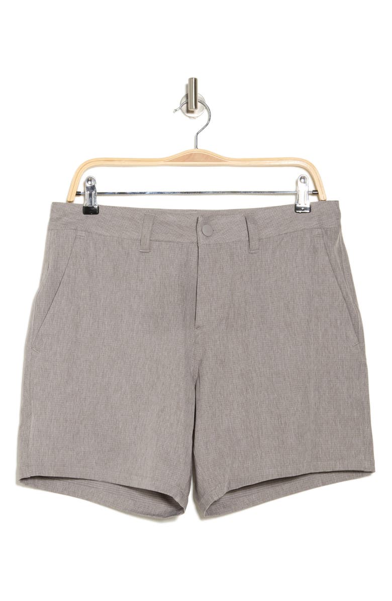 Z by Zella Interbay 7-Inch Shorts, Alternate, color, Grey Light Heather