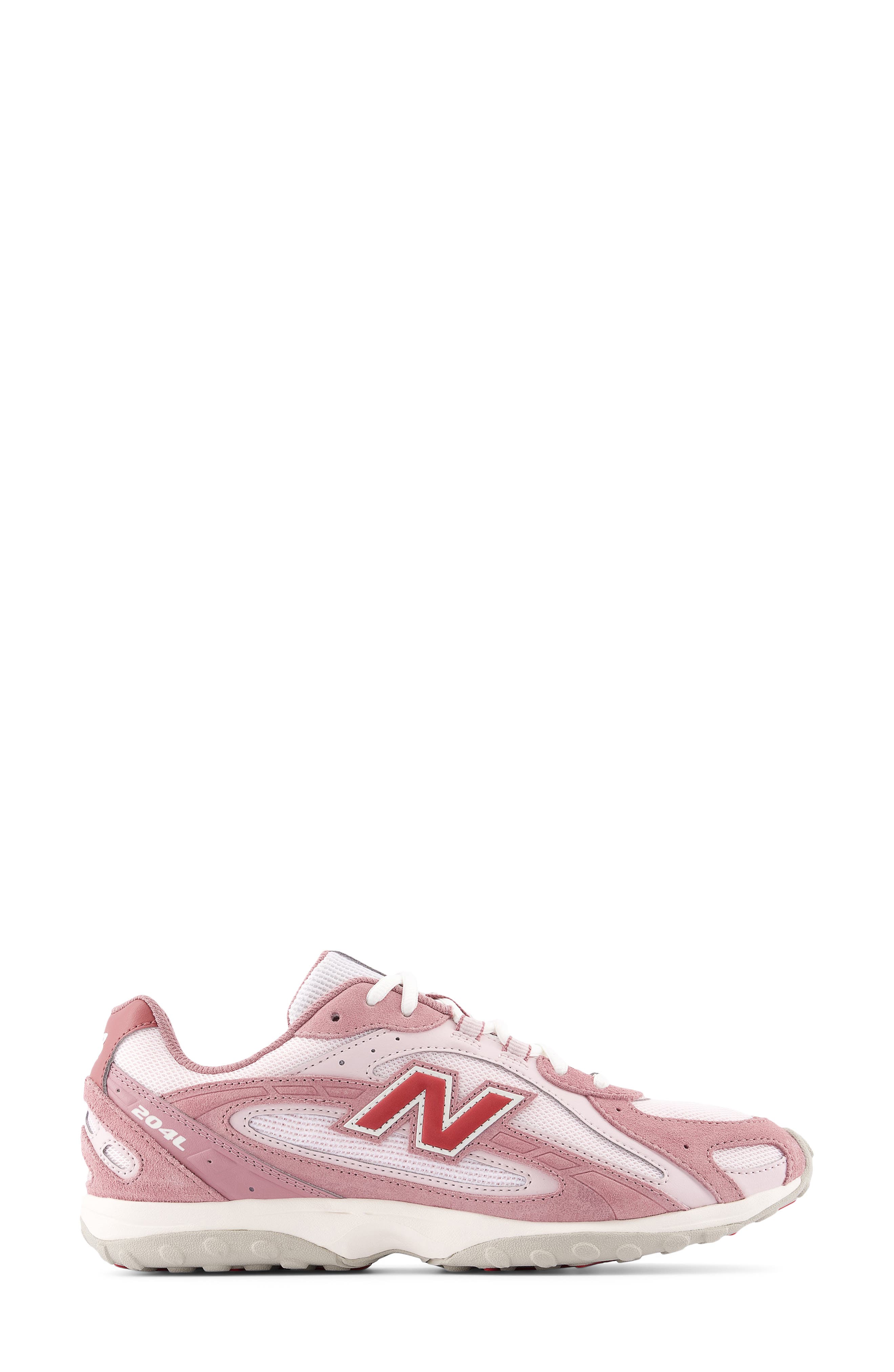 New Balance Gender Inclusive 204L Sneaker, Alternate, color, Rosewood/ Pink Salt