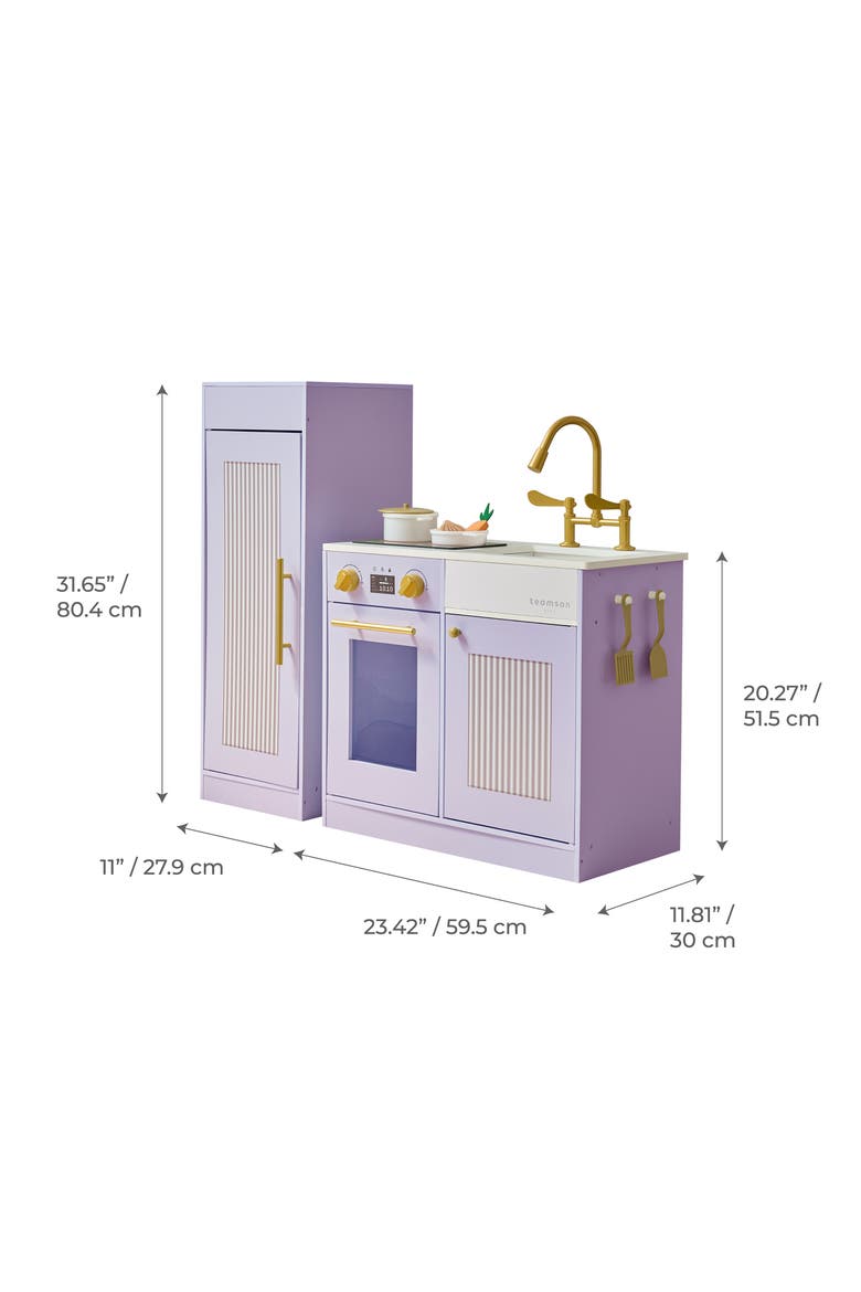 Little Chef Chester Play Kitchen & Accessories, Alternate, color, PURPLE