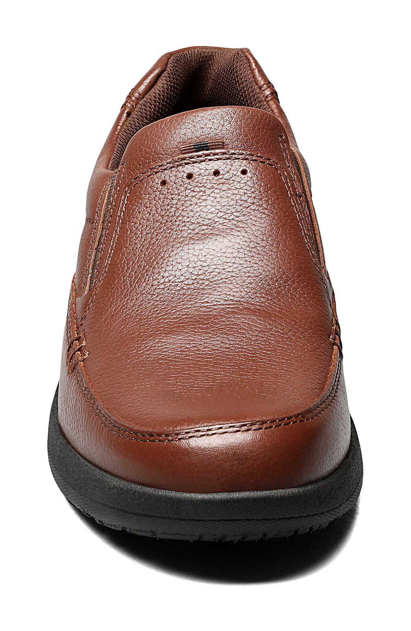 NUNN BUSH Cam Moc Toe Slip-On, Alternate, color, Cognac Tumble