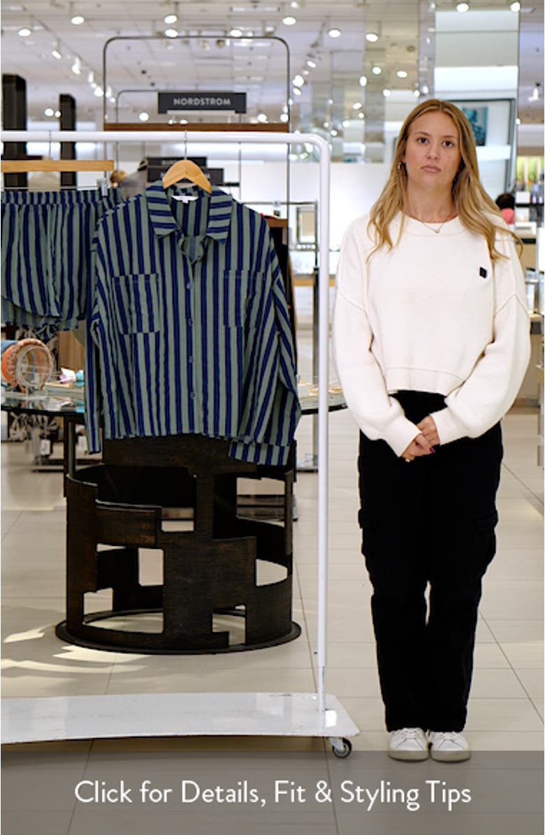 Brunch Date Long Sleeve Shorts Pajamas, sales video thumbnail