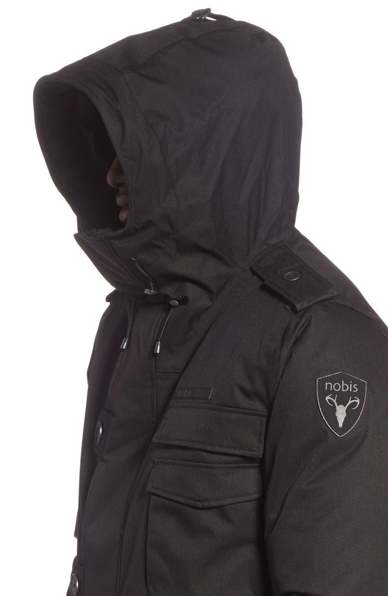 nobis Shelby Windproof & Waterproof 650-FIll Power Down Military Fishtail Parka, Alternate, color, 