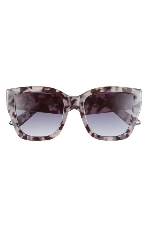 Aire Haedus 53mm Gradient Square Sunglasses In Charcoal Tort/smoke Grad