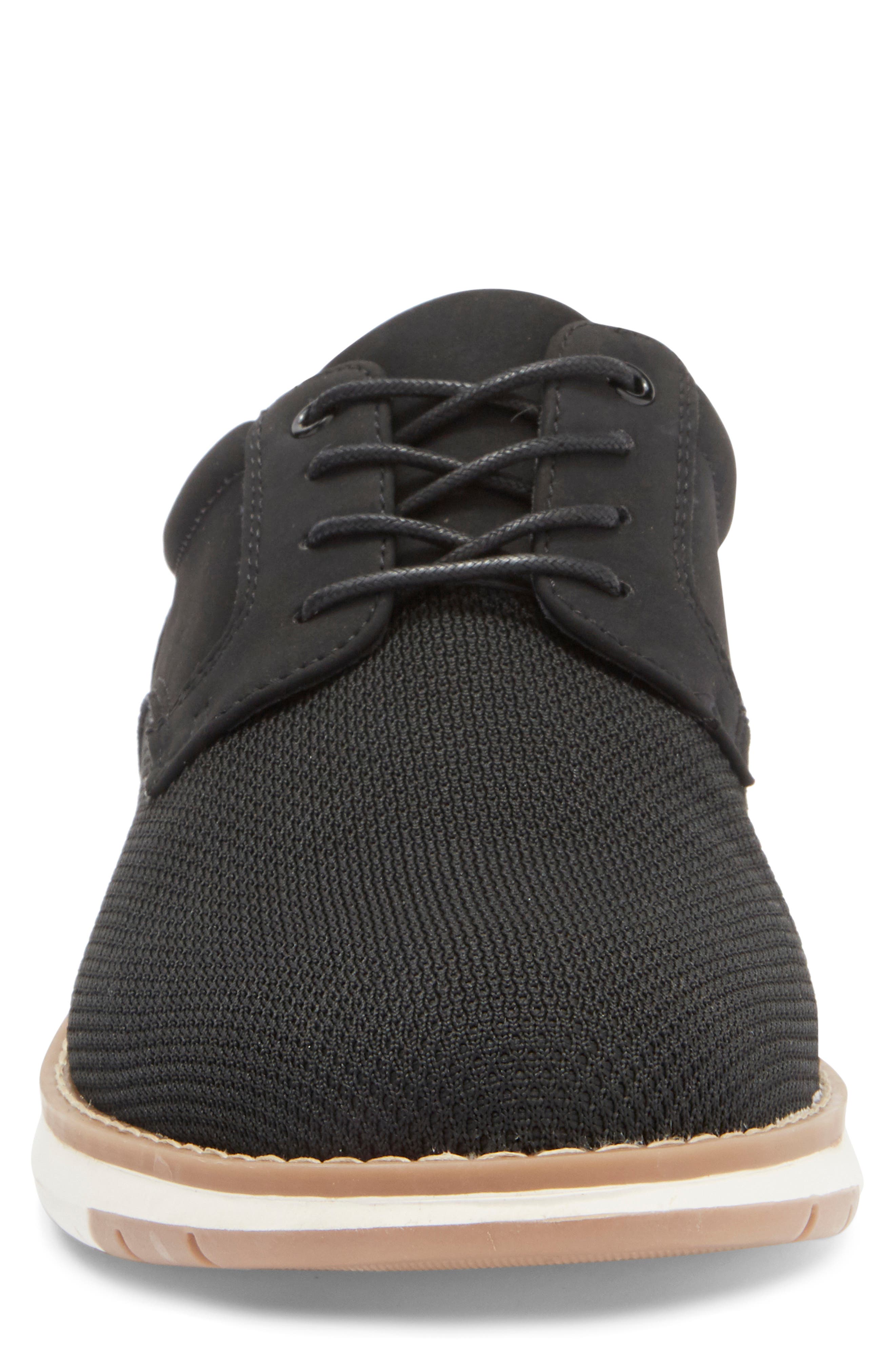 NORDSTROM RACK Ryder Hybrid Knit Derby, Alternate, color, Black