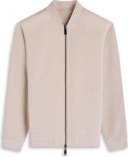 Bugatchi Soft Touch Knit Reversible Bomber Jacket