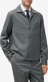 MANGO Fluid Pocket Overshirt
