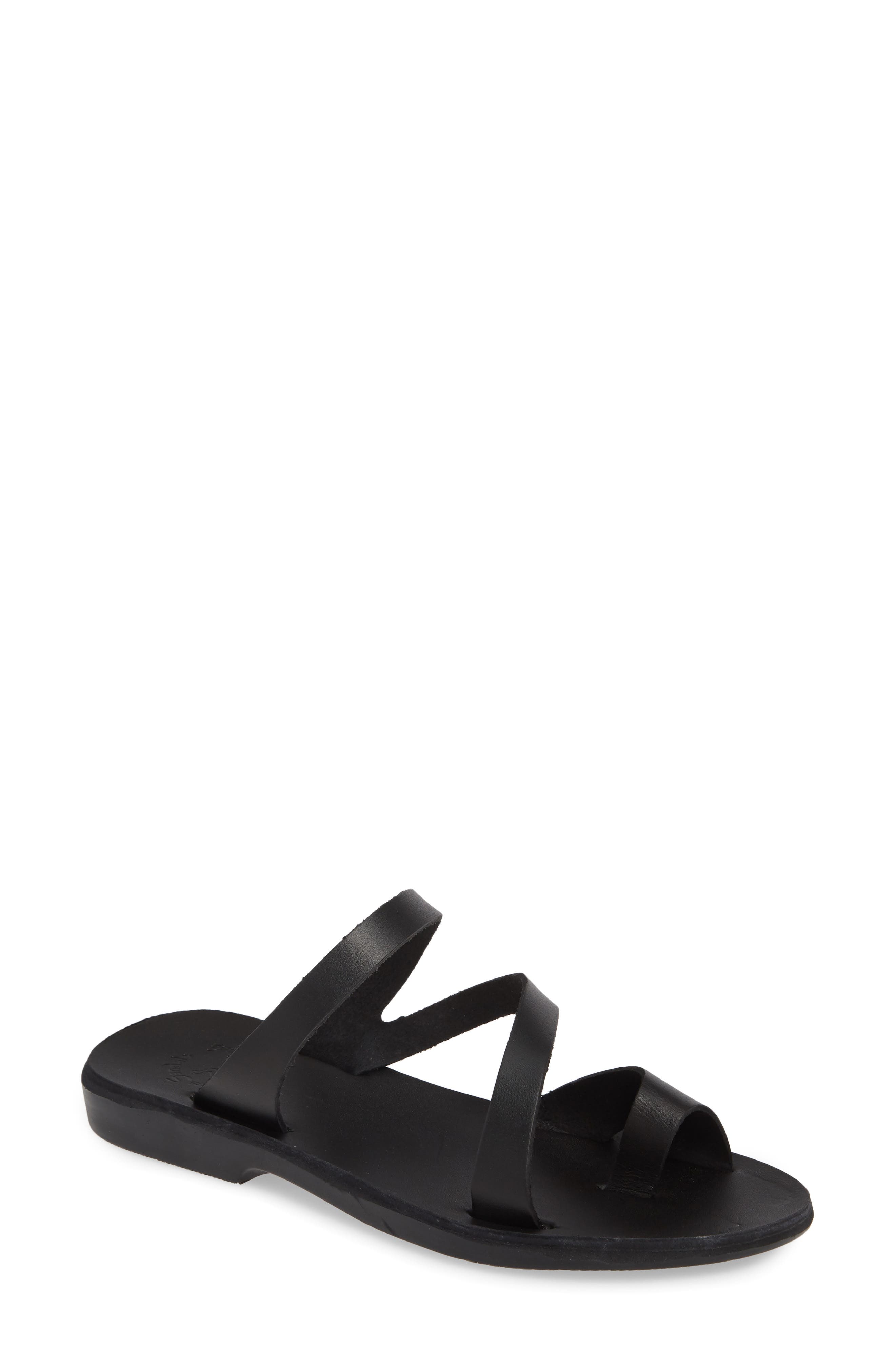 Jerusalem Sandals Noah Toe Loop Slide Sandal, Main, color, 