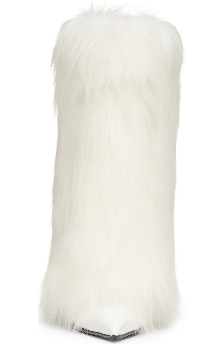 Dolce&Gabbana Faux Fur Knee High Boot, Alternate, color,
