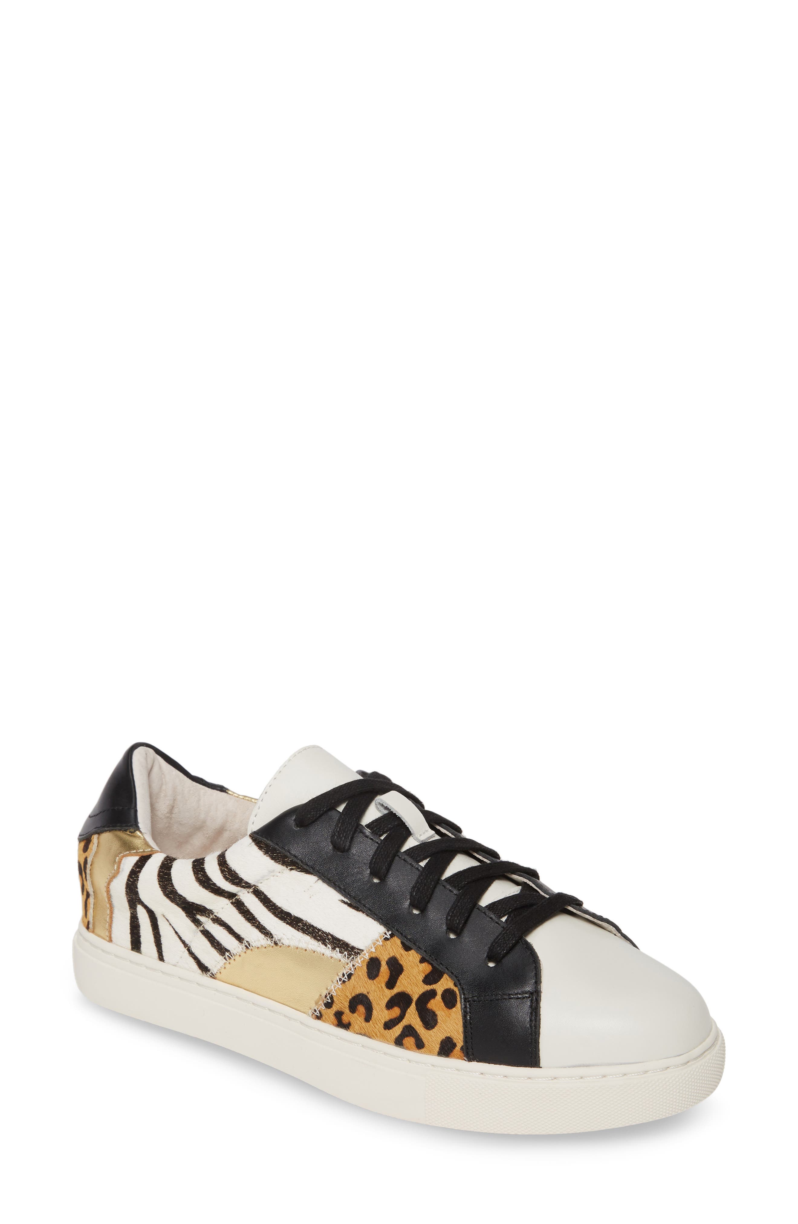 Matisse Zoe Animal Prints Genuine Calf Hair Sneaker, Main, color, 