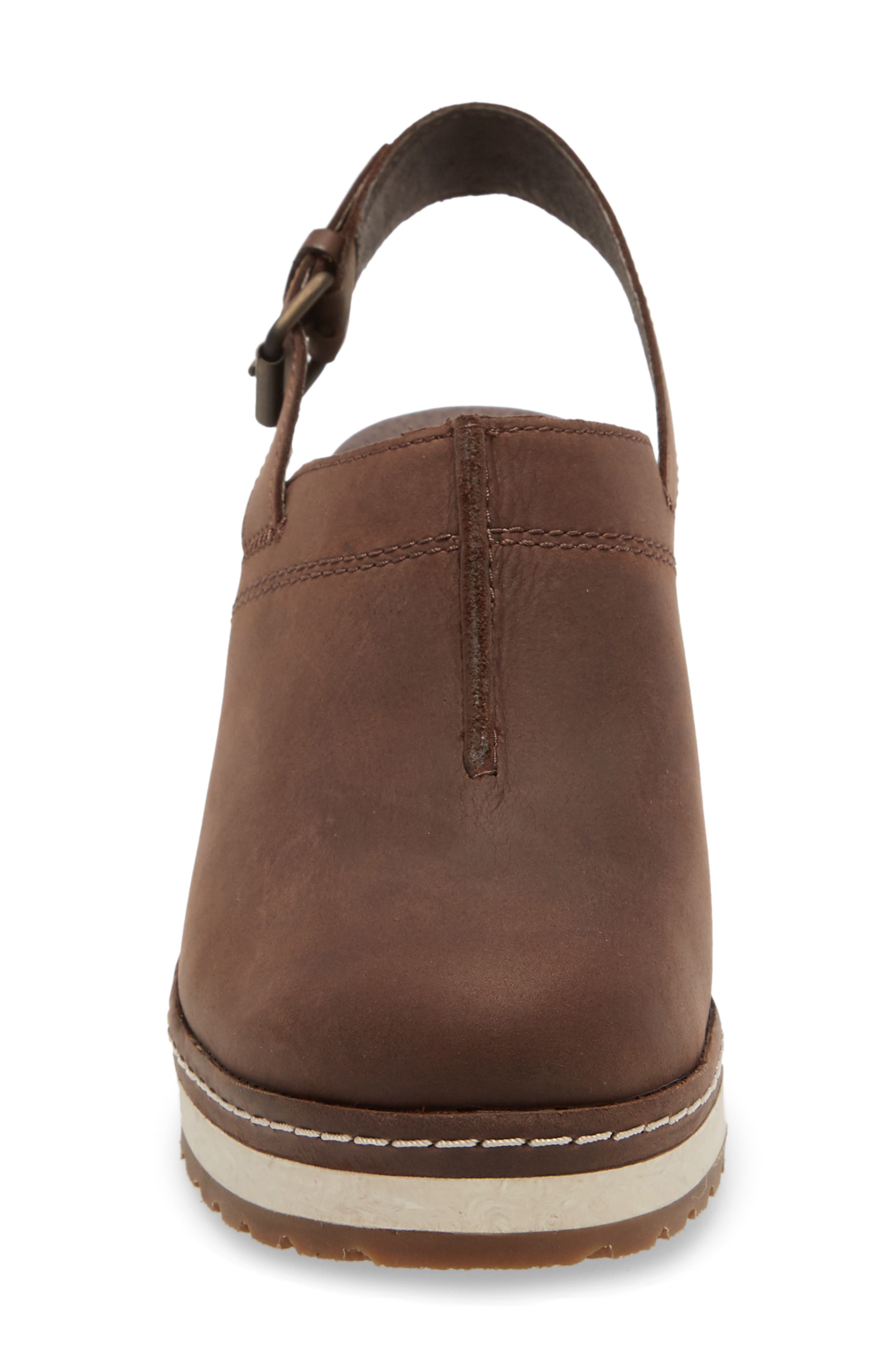 Halendi Clog, Alternate, color, BRACKEN LEATHER