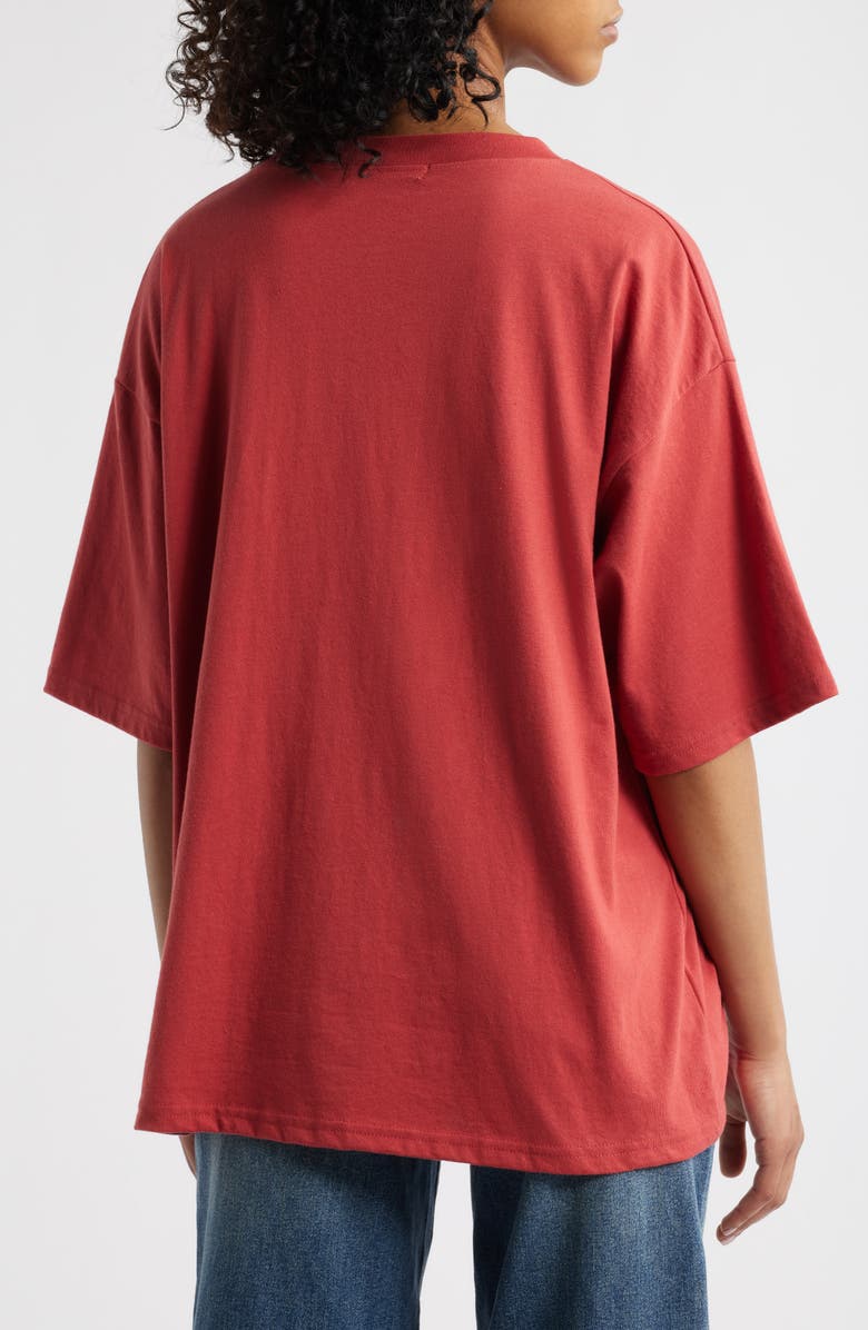 Vinyl Icons Hamptons Polo Club V-Neck Graphic T-Shirt, Alternate, color, Cardinal