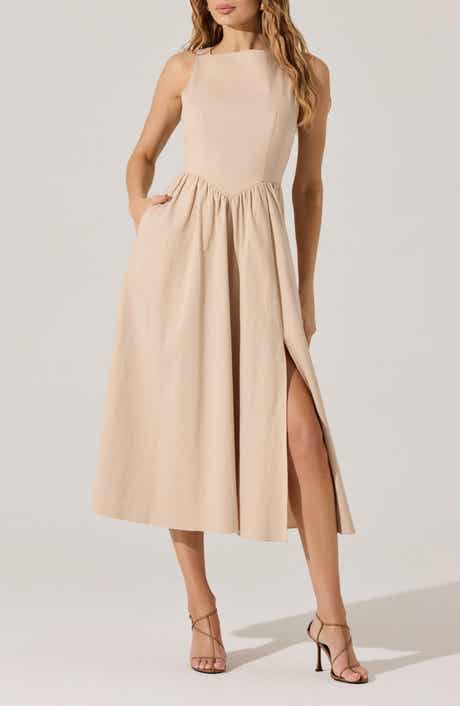 Bow Back A-Line Dress