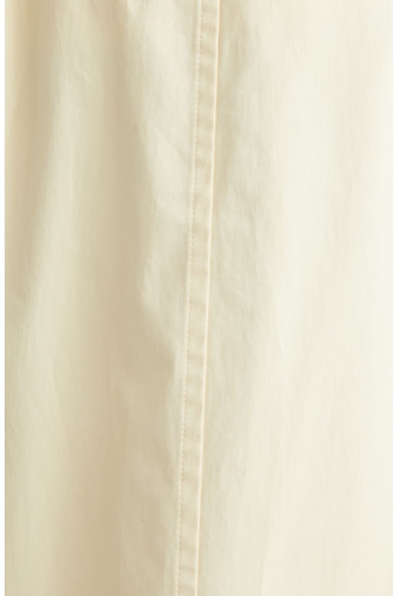 Glen Coated Cotton Cargo Skirt, Alternate, color, BUTTER