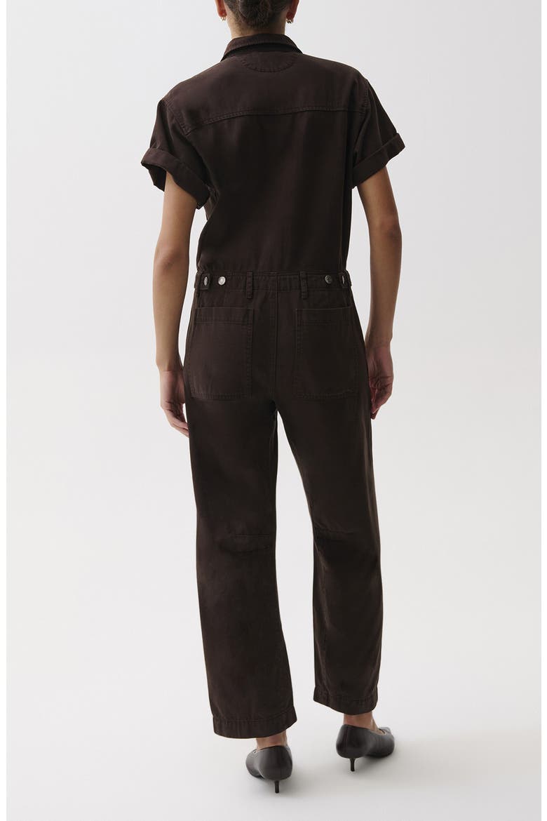 Cruz Cotton Jumpsuit, Alternate, color, MOCHA