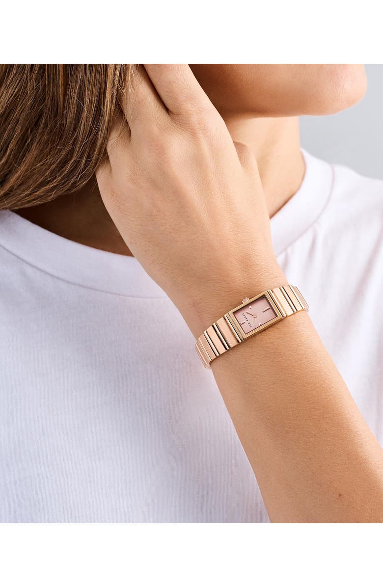 Ted Baker Lileey Bracelet Watch, 16mm x 6mm, Alternate, color, Rose Gold