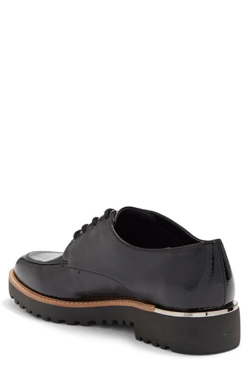 Franco Sarto Charles Patent Derby In Black/tan