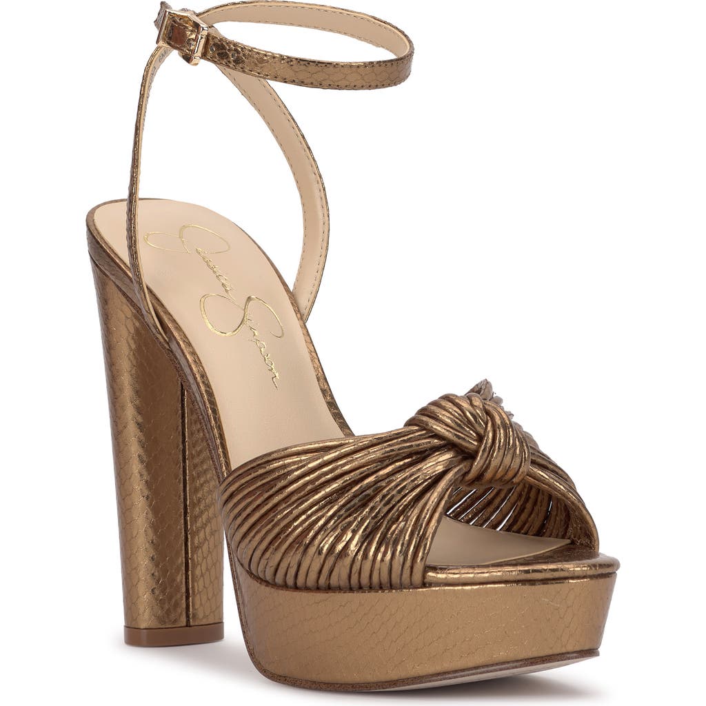 Jessica Simpson Immie Platform Sandal In Brown