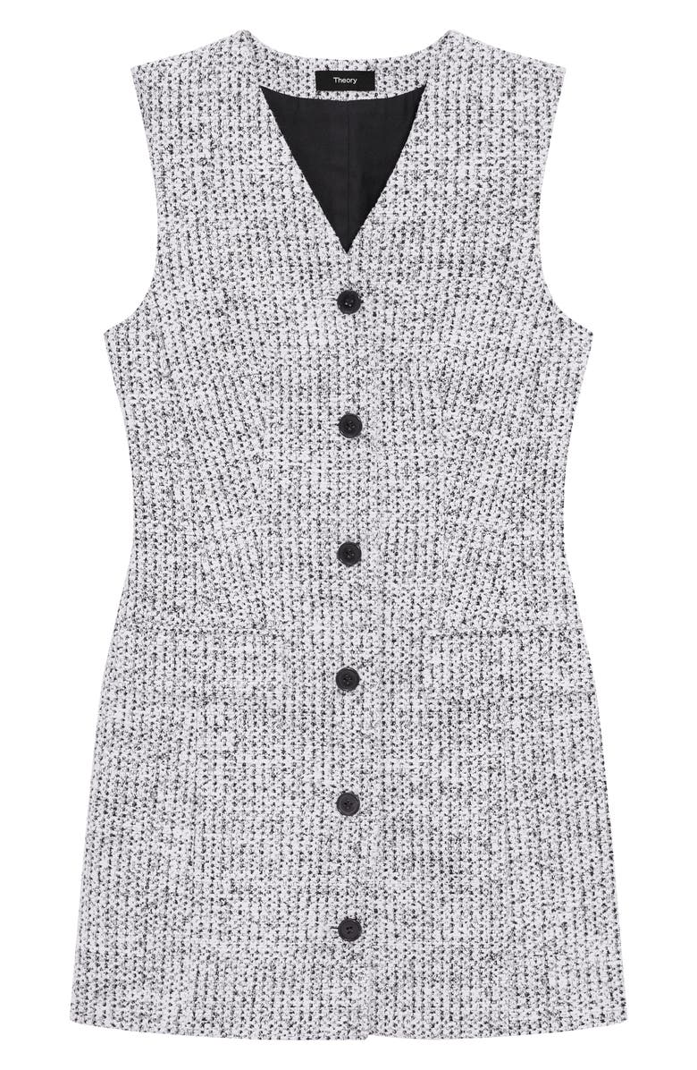 Theory Tweed Blazer Dress, Alternate, color, White Multi